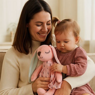 Peluche lapin | lapin coquin - Mon Espace Bébé