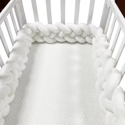 Tour de Lit Bebe - CozyKnot™ - Blanc - Mon Espace Bébé