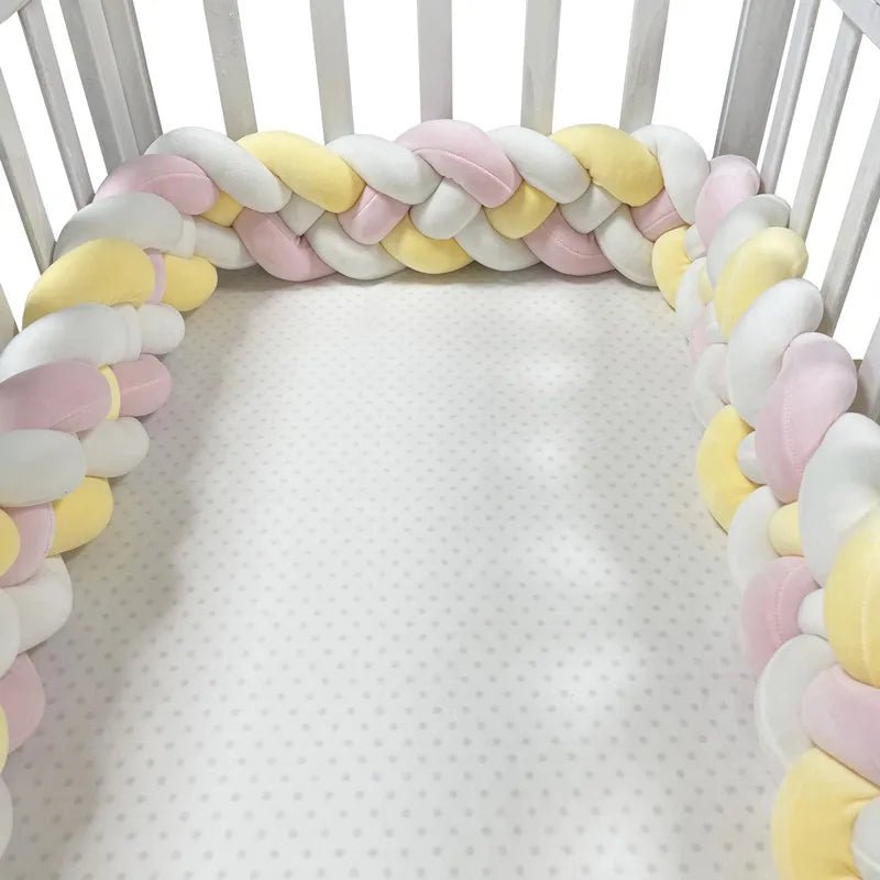 Tour de Lit Bebe - CozyKnot™ - Rose Jaune - Mon Espace Bébé