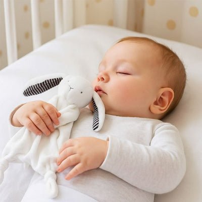 Doudou bebe | petit lapin blanc - Mon Espace Bébé