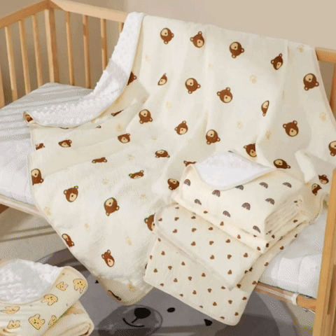 Couverture bébé | Coton Bio Hypoallergénique