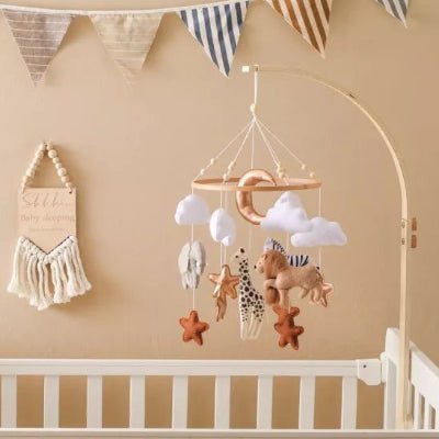 Mobile bébé safari | Éveil naturel - Mon Espace Bébé