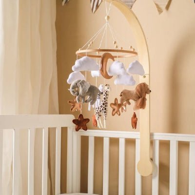 Mobile bébé safari | Éveil naturel - Mon Espace Bébé