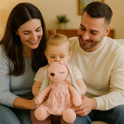 Peluche lapin | lapin coquin - Mon Espace Bébé