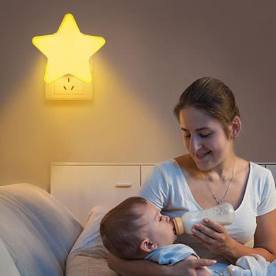 Veilleuse étoile bebe mange